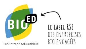 Logo certification Bio Entreprise Durable